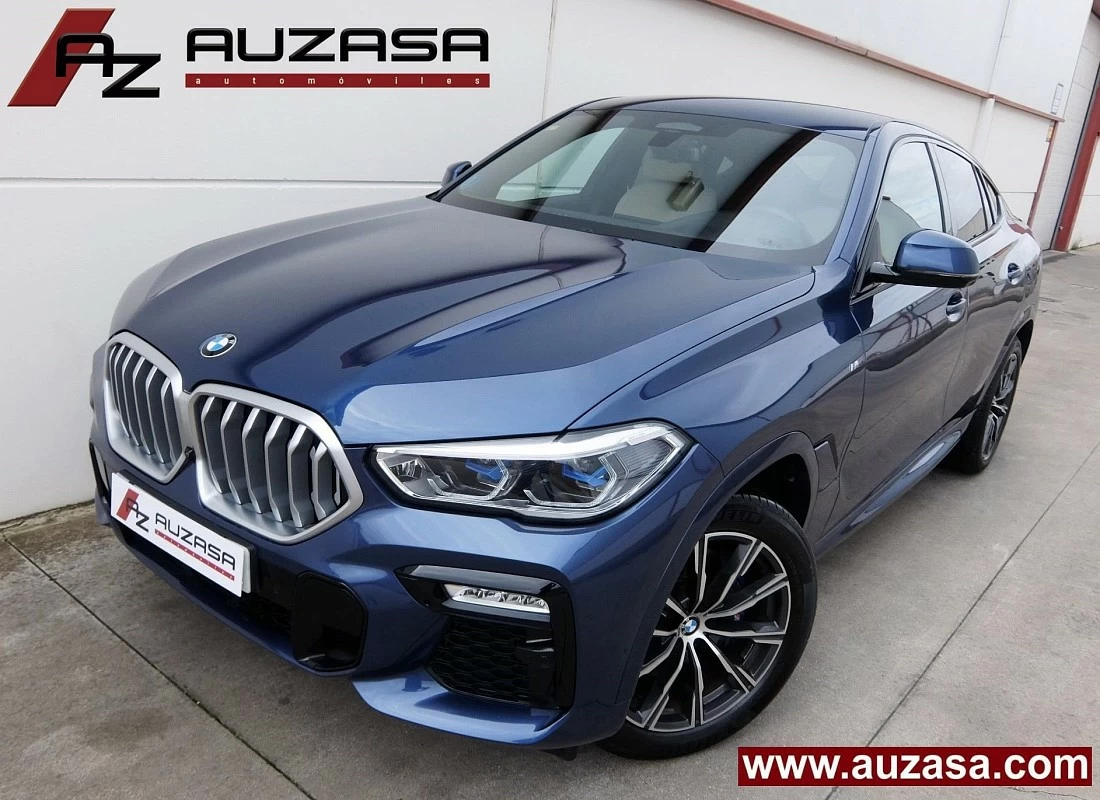 BMW X6 3.0D 286 cv X-DRIVE AUTO -Pack M + Susp.Neumática- ECO (Diesel-Híbrido)